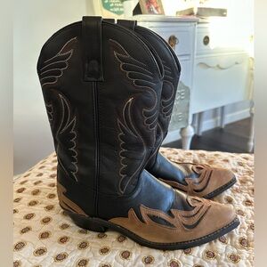 Masterson Boot Co Two Tone Leather Western Cowboy Boot RB891 Size 9.5